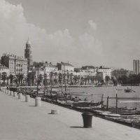 Split, 1957. Foto: Zoja Dumengjic, zbirka Zoja i Selim Dumengjic, Hrvatski muzej arhitekture