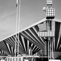 Talijanski paviljon, izgrađen početkom 1960-ih, arhitekti: Raffaele Contigiani i Giuseppe Sambito . Izvor: UIII arhiva