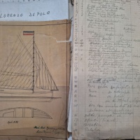 Artefakt u Državnom sabirnom Arhivu Žrnovo, lipanj 2023. Foto: Matea Šabić Sabljić