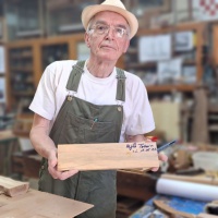 Stolarska radiona umirovljenog profesora Vojka Tabaina, Vela Luka, lipanj 2023. Foto: Matea Šabić Sabljić