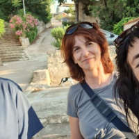 Roko Markovina, Matea Šabić Sabljić, Sonja Leboš, Lumbarda, lipanj 2023. Foto: Matea Šabić Sabljić