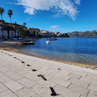 Prostorna instalacija "Zaziv korčulanskoj brodogradnji". Foto: Matea Šabić Sabljić