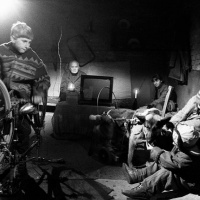 Scena iz skloništa za vrijeme rata u Sarajevu, iz filma "Savršeni krug" Ademira Kenovića. Autor: Zoran Kanlić