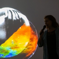 Performativno predavanje "Universum Katalin Ladik". Foto: Dea Botica